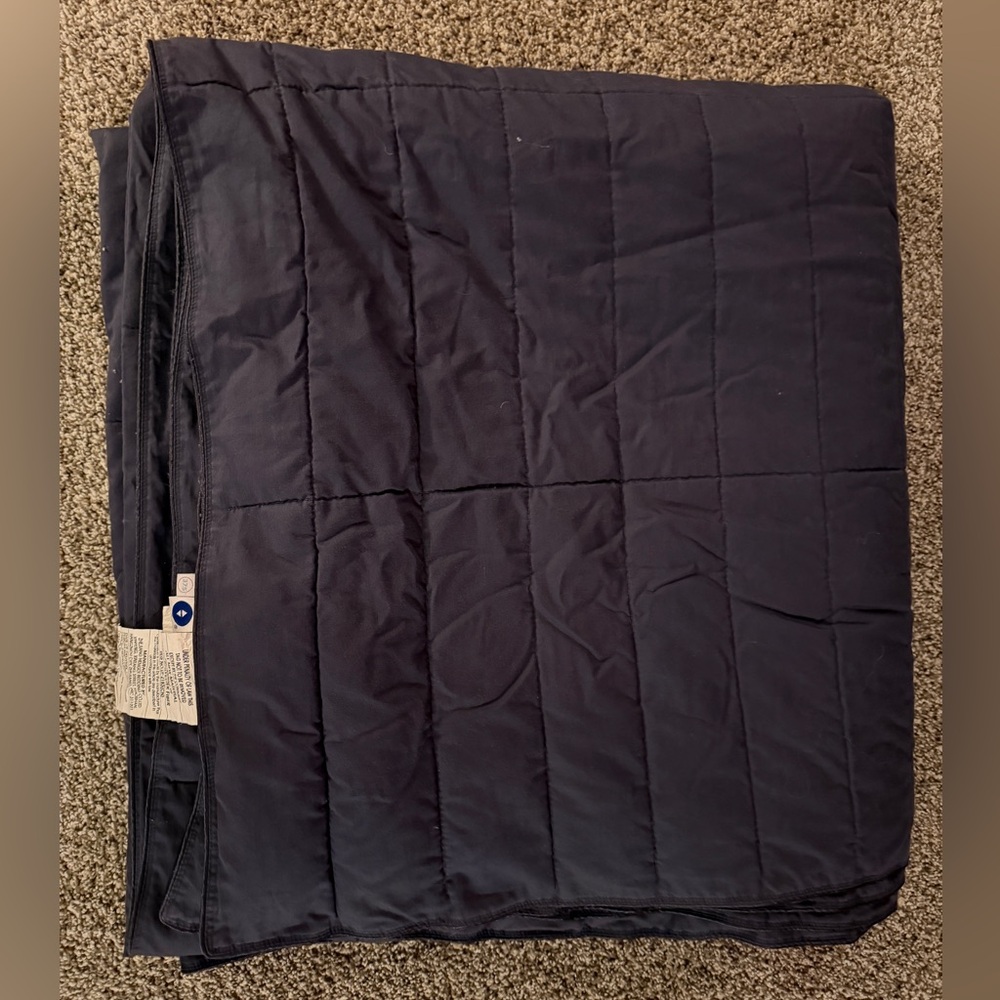 Sleep Number Brand Navy Blue Quilted Comforter
